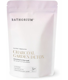Bathorium CRUSH Bath Soak Charcoal Garden Detoxifying