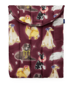 BAGGU Puffy Laptop Sleeve 13/14 Inch Fancy Dogs