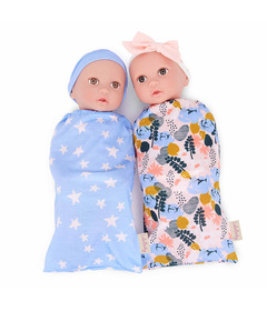 image of LullaBaby Twin Baby Dolls & Sleep Sacks Set with sku:335094