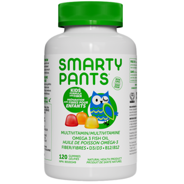 SmartyPants Kids Complete and Fiber Multivitamin 120 Gummies  Fruitful  Yield