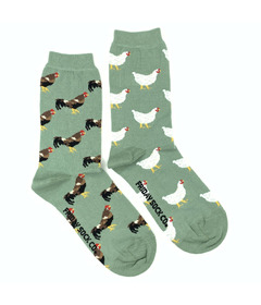 Friday Sock Co. Women's Chicken & Rooster Socks
