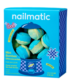 Nailmatic Mini Effervescent Bath Bombs Flower Power