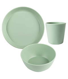 Tiny Twinkle Plastic Tableware Bundle Sage