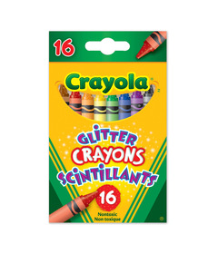 Crayola 16 Glitter Crayons