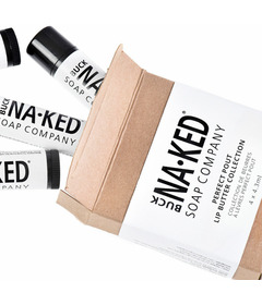 image of Buck Naked Soap Company Perfrect Pout Lip Butter Collection with sku:337415