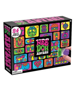 image of Schylling NeeDoh Advent Calendar 2025 with sku:326565