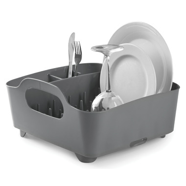 Umbra Tub Dish Rack Charcoal Umbra Tub Dish Rack Charcoal