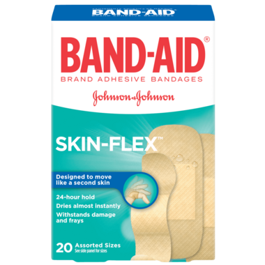 Buy Band-Aid Skin-Flex Adhesive Bandages Assorted Sizes at