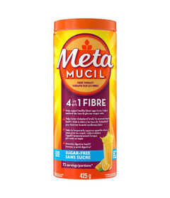 Metamucil Multi Health Fibre Orange Flavour Smooth Texture Powder 