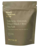 Salted Co. Fancy Cocktail Nuts Valencia Almonds, Black Olive, Sea Salt