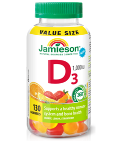 Jamieson Vitamin D3 1,000 IU Gummies
