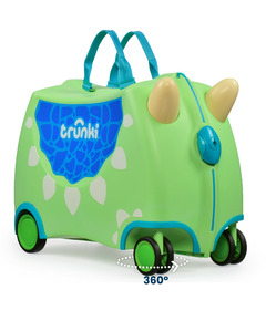 Trunki Glide Ride-On Suitcase Dudley the Dinosaur