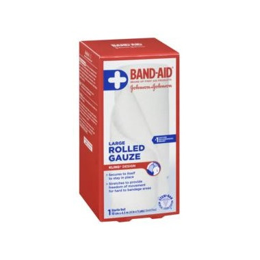 Johnson & Johnson First Aid Rolled Gauze Johnson & Johnson First Aid Rolled Gauze