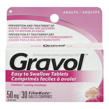 Gravol Easy to Swallow Tablets Gravol Easy to Swallow Tablets