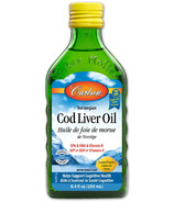 Carlson Norwegian Cod Liver Oil Lemon Flavour Small Bottle