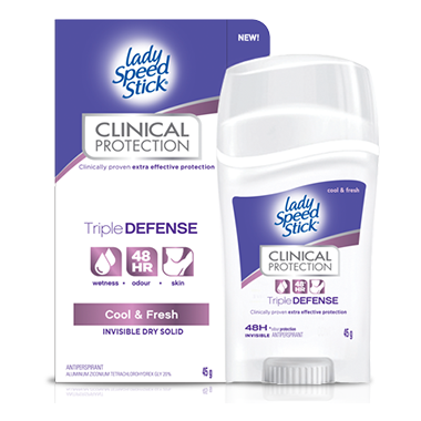 Lady Speed Stick Clinical Protection Cool & Fresh Antiperspirant Lady Speed Stick Clinical Protection Cool & Fresh Antiperspirant