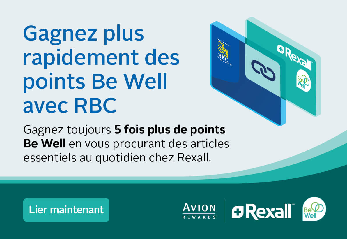 Gagnez plus rapidement des points Be Well avec RBC