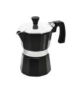 GROSCHE Milano Charcoal Stovetop Espresso Maker 3 Cup