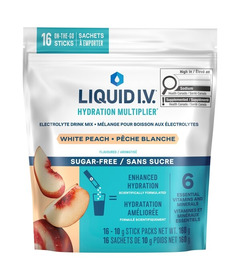 Liquid I.V. Hydration Multiplier Electrolyte Drink White Peach