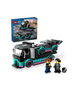 Voiture de course et camion porte-auto LEGO City