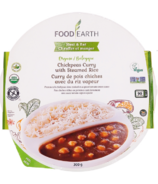 Food Earth Organic Chickpeas Curry With Steamed Rice