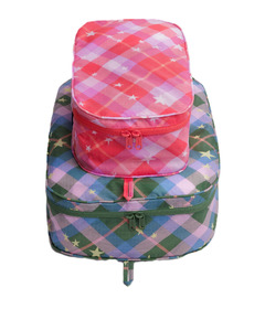BAGGU Packing Cube Set Star Plaid