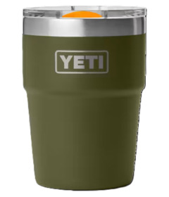 YETI Rambler Stackable Cup Olive/King Crab Orange