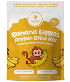 Purely Kids Organic Banana Giggles protein Drink Mix