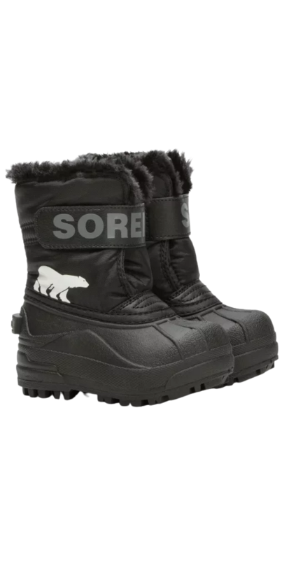 Buy SOREL Children's Snowboot Commander Black & Charcoal at Well.ca ...