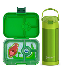 Yumbox & Thermos Green Bundle