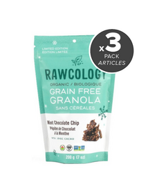 Rawcology Organic Grain Free Granola Mint Chocolate Chip with Cacao Bundle