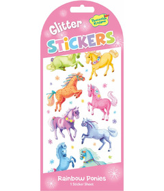 Peaceable Kingdom Glitter Ponies Stickers