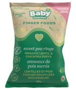 Baby Gourmet Sweet Pea Rings