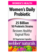 Webber Naturals Probiotique quotidien pour femmes 25 milliards
