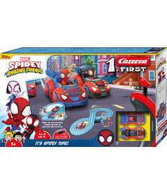 Carrera FIRST Spidey It's Spidey Time! Slot Car Racing Set