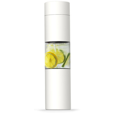 Asobu Flavour U See Insulated Stainless Steel Bottle White Asobu Flavour U See Insulated Stainless Steel Bottle White