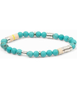 Scout Curated Wears Intermix Stone Stacking Bracelet Turquoise