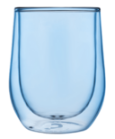 Corkcicle Glass Stemless Set of Two Ice Blue