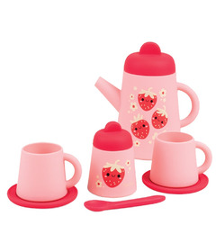Tiger Tribe Silicone Tea Set Strawberry Patch