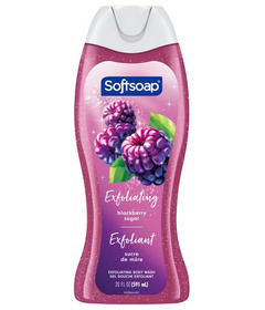 Softsoap Exfoliating Body Wash Blackberry Sugar