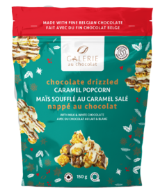 Galerie Au Chocolate Chocolate Drizzled Caramel Popcorn