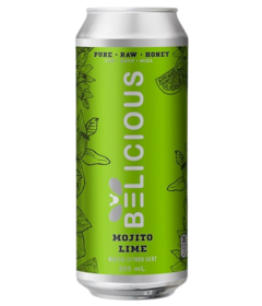 Belicious Sparkling Honey Beverage Mojito Lime