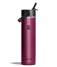 Hydro Flask Lightweight Wide Flex Straw Cap Garnet Red