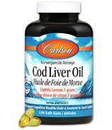 Carlson Norwegian Cod Liver Oil Lightly Lemon Small
