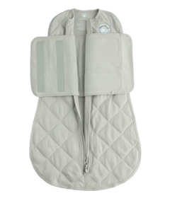 Dreamland Baby Weighted Sleep Swaddle & Sack Moon Grey 1.0 TOG