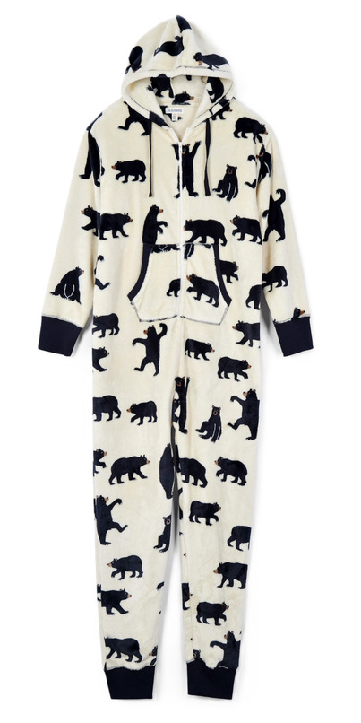 Hatley Black Bears Fleece Jacket