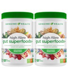 Genuine Health High Fibre Gut Superfoods+ Unflavoured Bundle