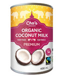 Lait de coco Premium de Cha's Organics