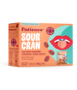 Patience Fruit & Co. Sour Cran Dried Cranberries Candies Peach