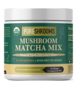 PureShrooms Organic Mushroom Matcha Green Tea Mix